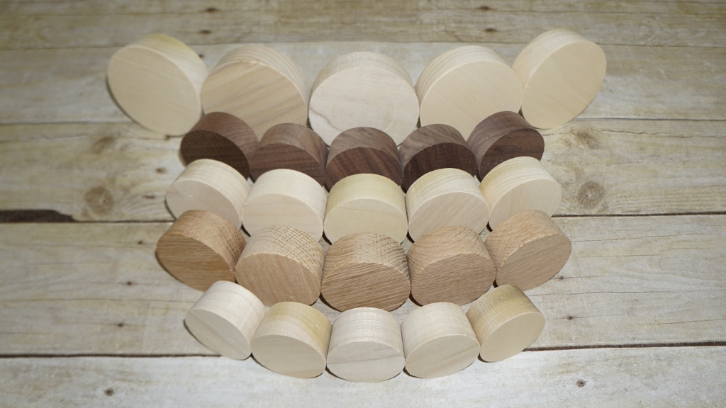 Cincinnati Dowel and Wood Products - Poplar, Oak, Walnut Bungs 1.5, 2, 3 Inch